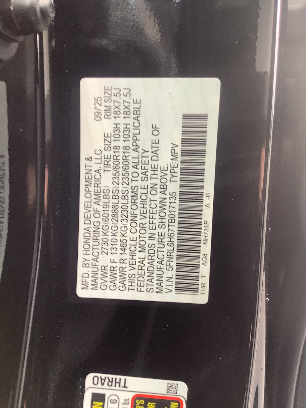 Thumbnail: 2026 Honda Odyssey - 18