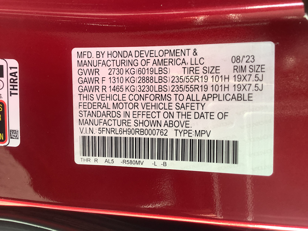 Thumbnail: 2024 Honda Odyssey - 18