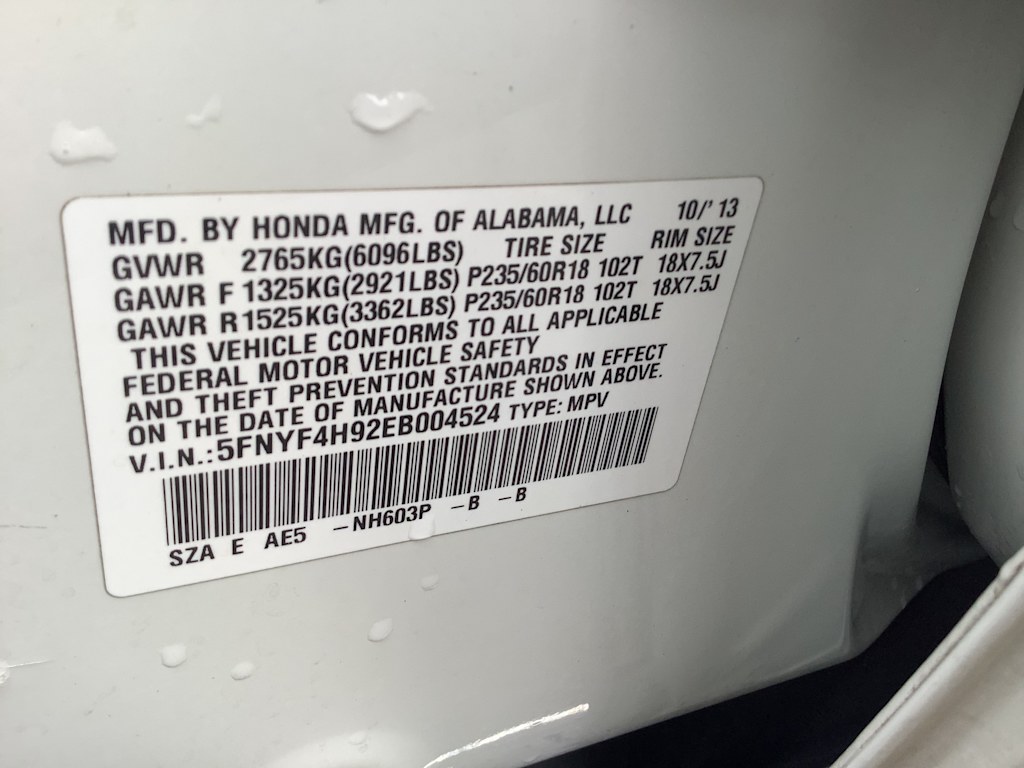 Thumbnail: 2014 Honda Pilot - 19
