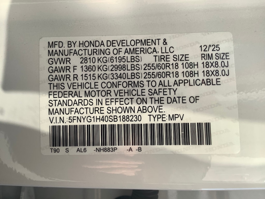 Thumbnail: 2025 Honda Pilot - 19