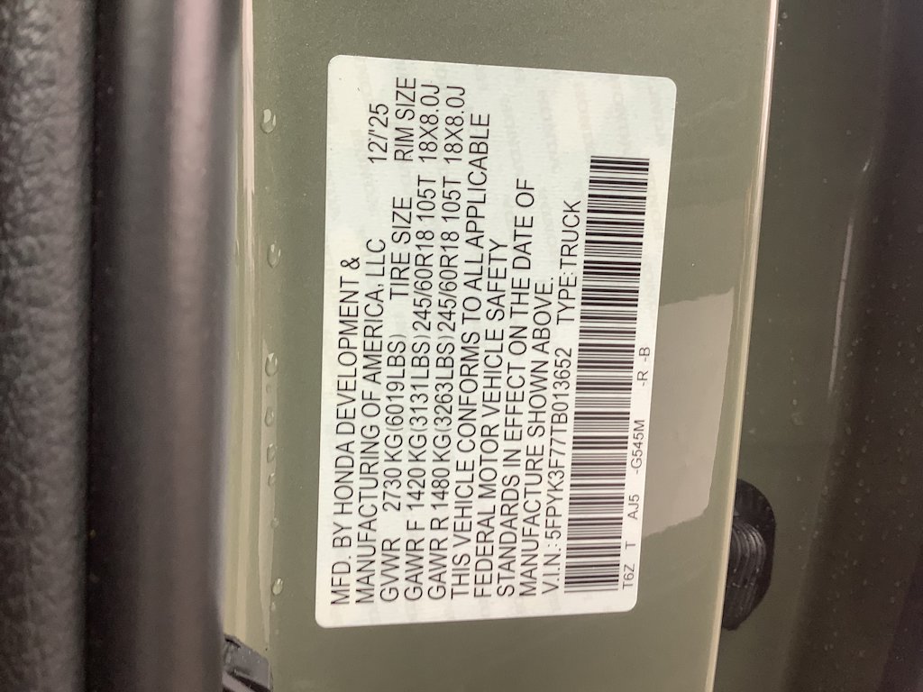 Thumbnail: 2026 Honda Ridgeline - 18