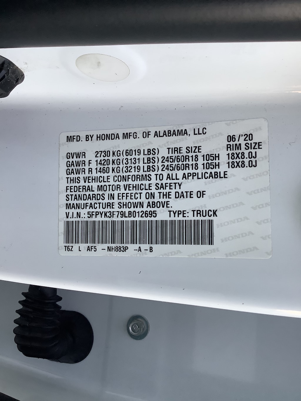 Thumbnail: 2020 Honda Ridgeline - 19