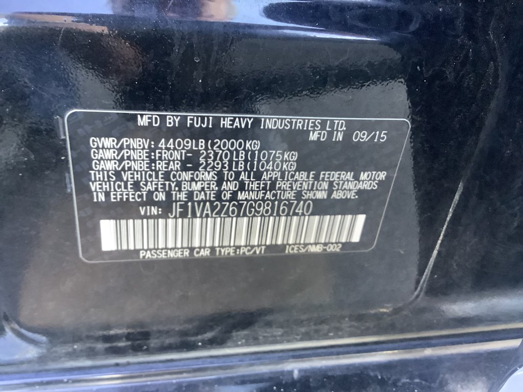 Thumbnail: 2016 Subaru WRX - 19