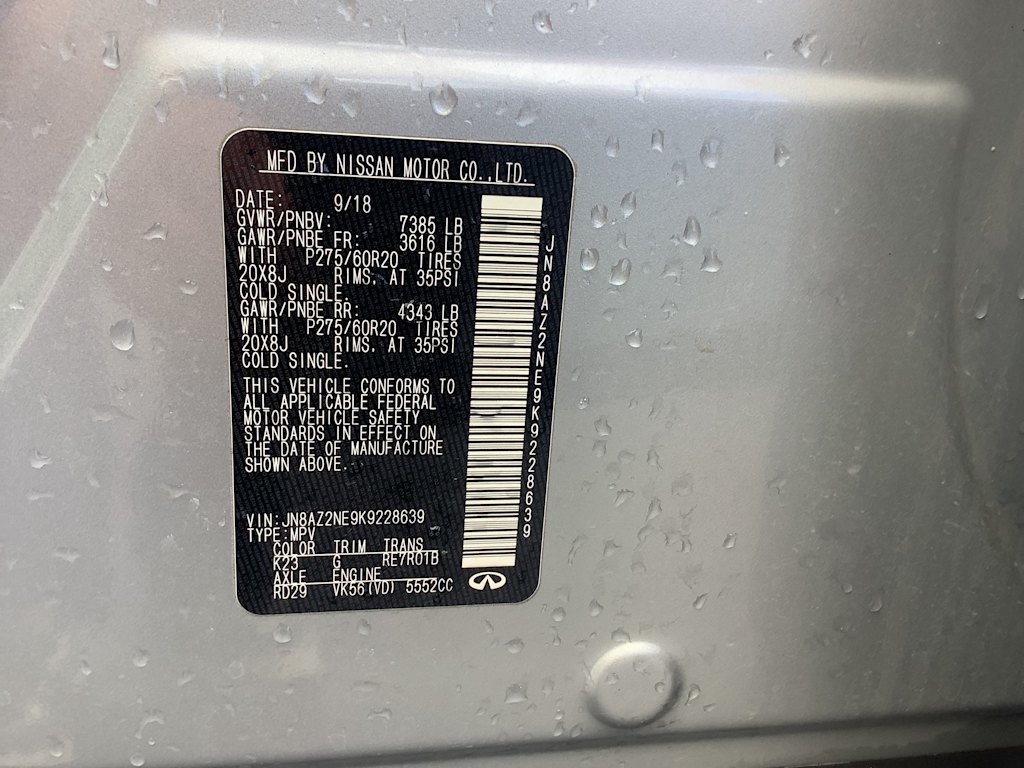 Thumbnail: 2019 INFINITI QX80 - 19