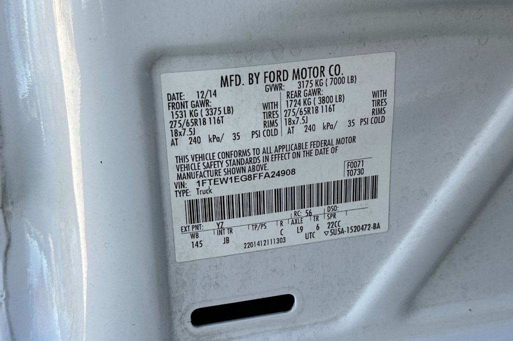 Thumbnail: 2015 Ford F-150 - 27