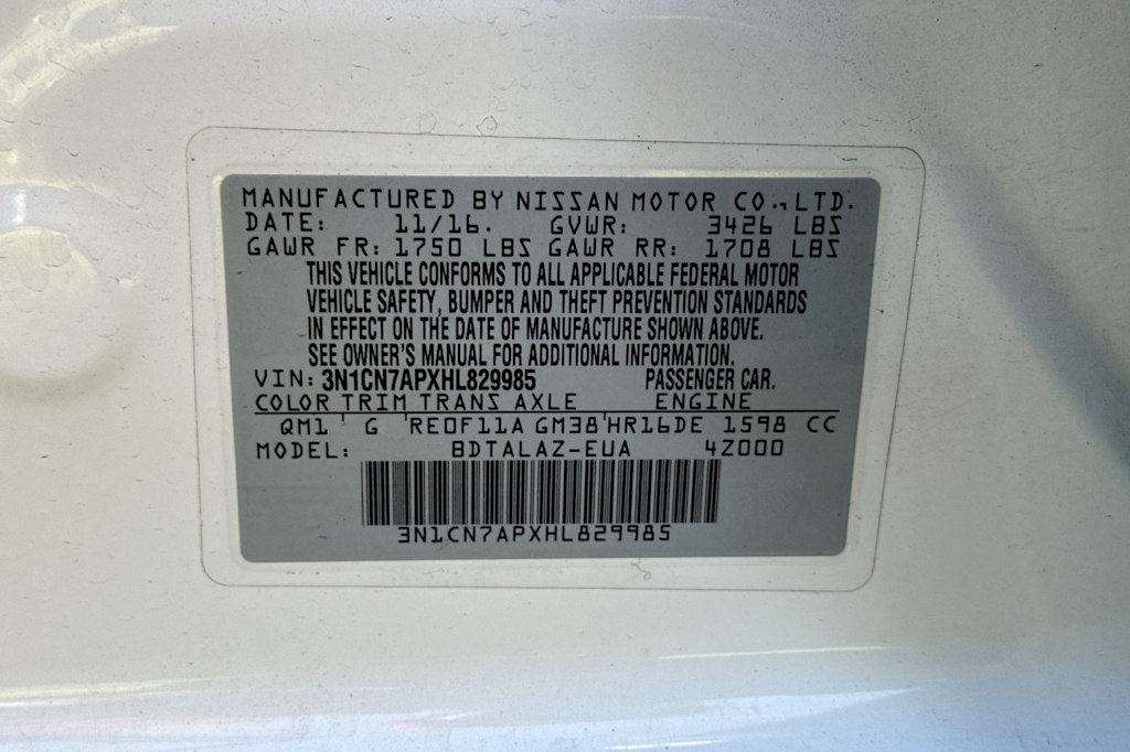 Thumbnail: 2017 Nissan Versa - 17