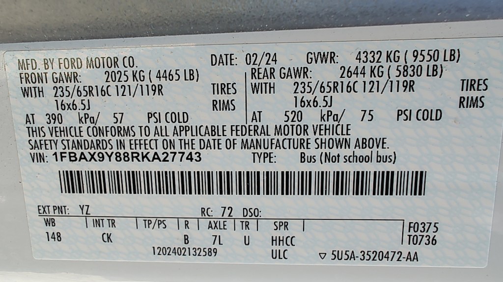 Thumbnail: 2024 Ford Transit Series - 17