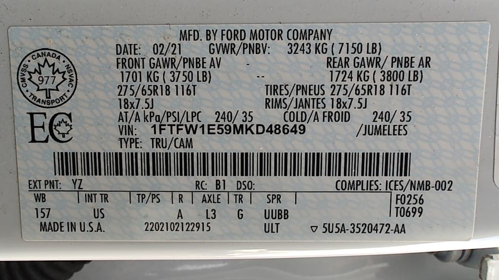 Thumbnail: 2021 Ford F-150 - 20