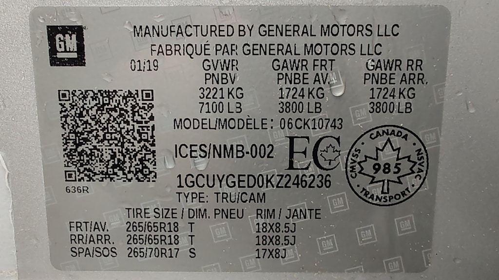 Thumbnail: 2019 Chevrolet Silverado 1500 - 18