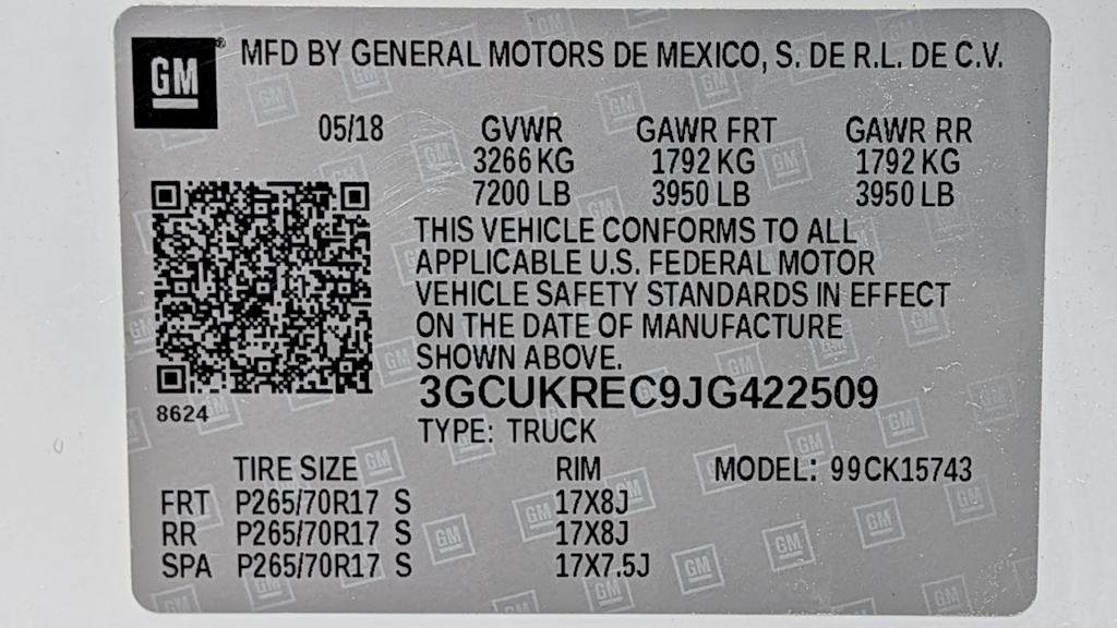Thumbnail: 2018 Chevrolet Silverado 1500 - 19