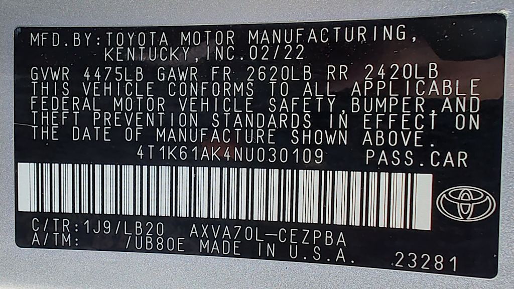 Thumbnail: 2022 Toyota Camry - 20