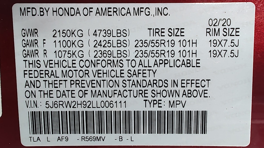 Thumbnail: 2020 Honda CR-V - 20