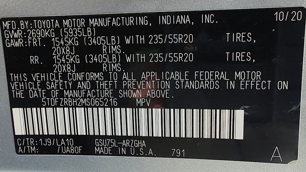 Thumbnail: 2021 Toyota Highlander - 20