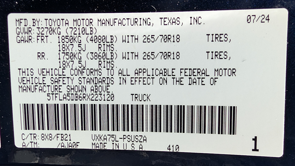 Thumbnail: 2024 Toyota Tundra - 20