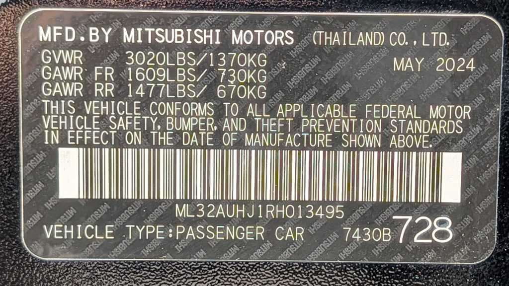 Thumbnail: 2024 Mitsubishi Mirage - 20