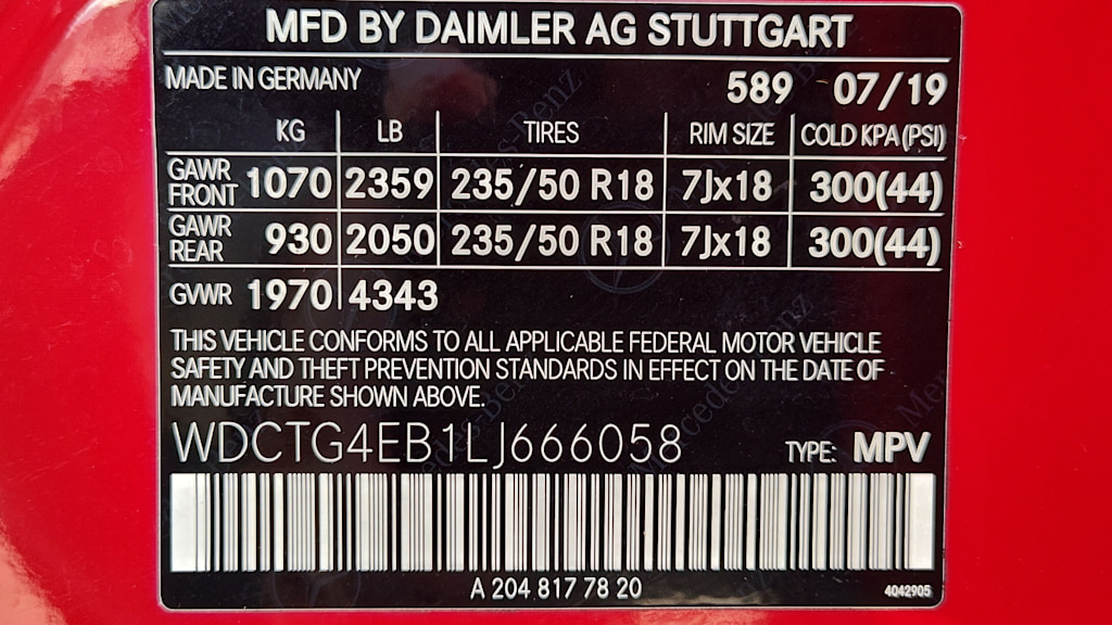 Thumbnail: 2020 Mercedes-Benz GLA - 18