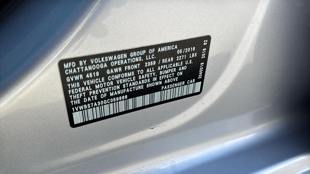 Thumbnail: 2016 Volkswagen Passat - 18