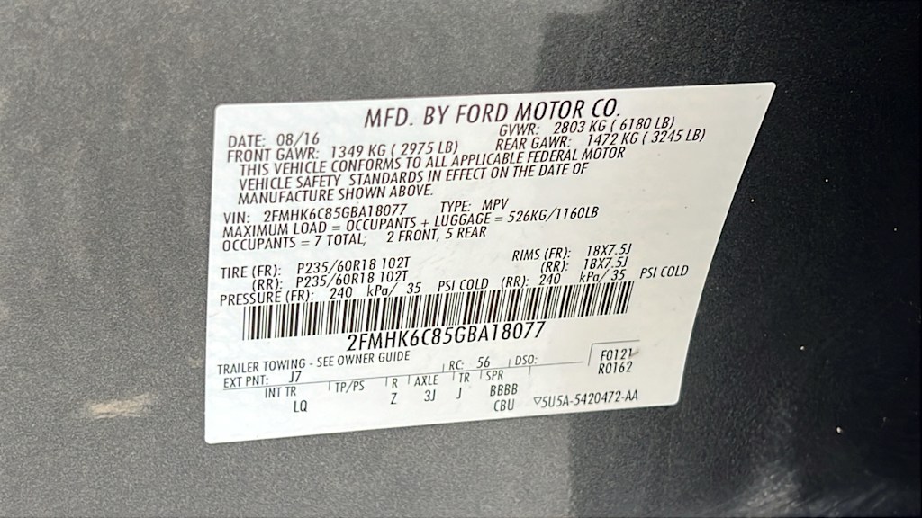 Thumbnail: 2016 Ford Flex - 18