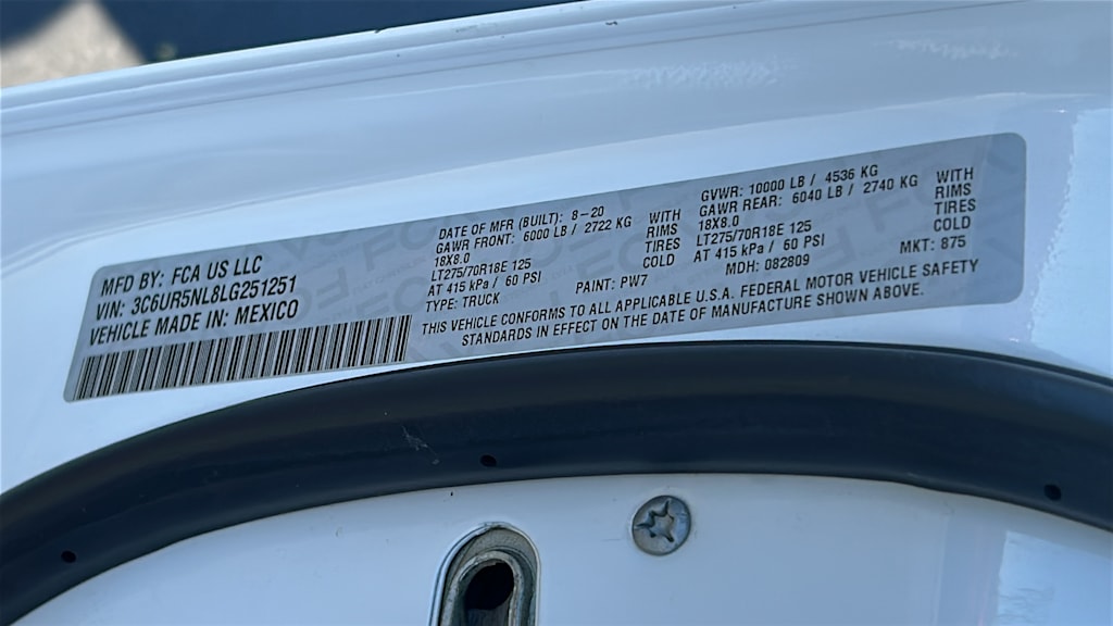 Thumbnail: 2020 RAM 2500 - 17