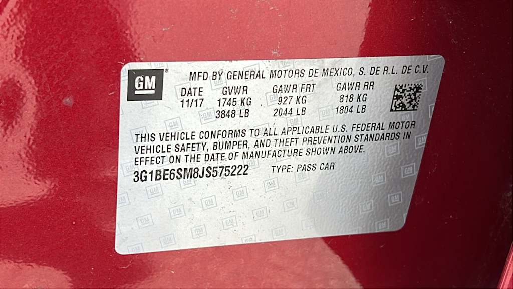 Thumbnail: 2018 Chevrolet Cruze - 19