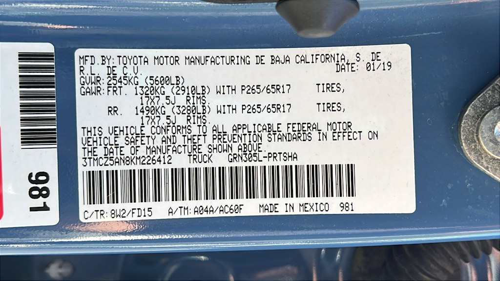 Thumbnail: 2019 Toyota Tacoma - 19