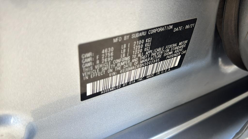 Thumbnail: 2022 Subaru Legacy - 18