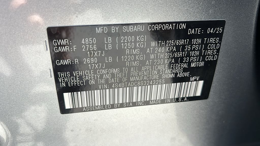 2025 Subaru Outback Premium 19