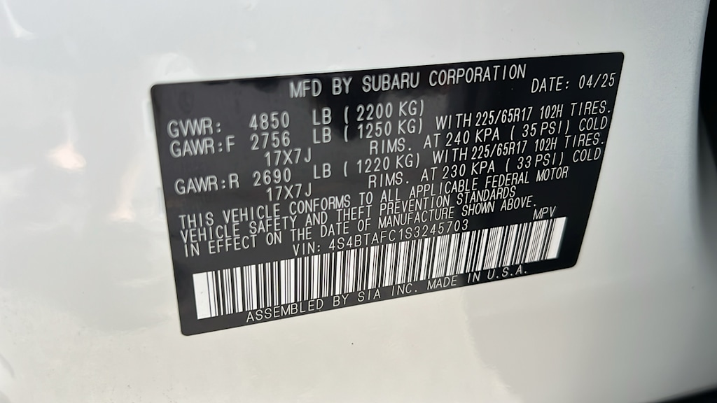2025 Subaru Outback Premium 19