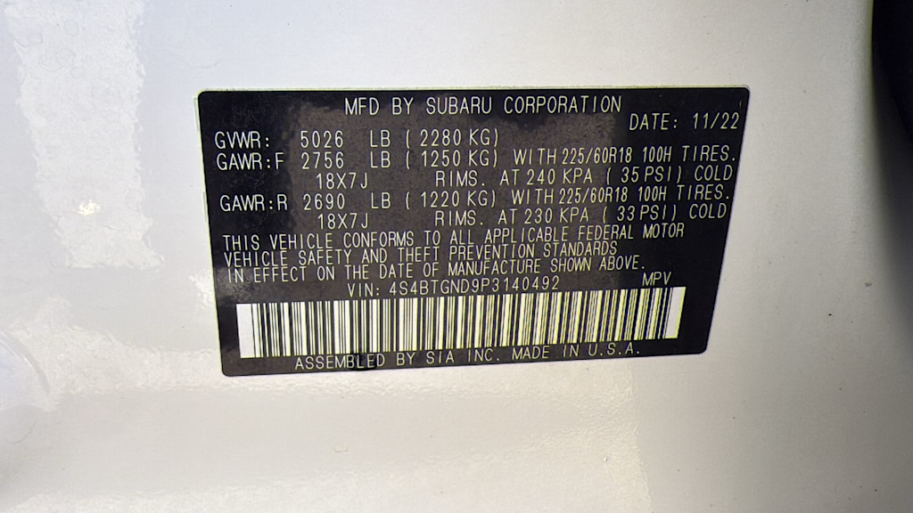 Thumbnail: 2023 Subaru Outback - 19