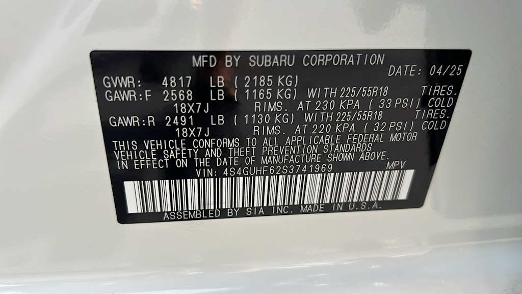 2025 Subaru Crosstrek Sport 19