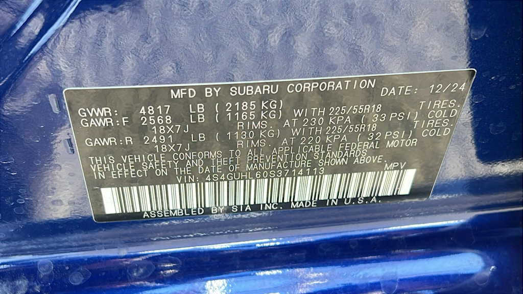 2025 Subaru Crosstrek Limited 20