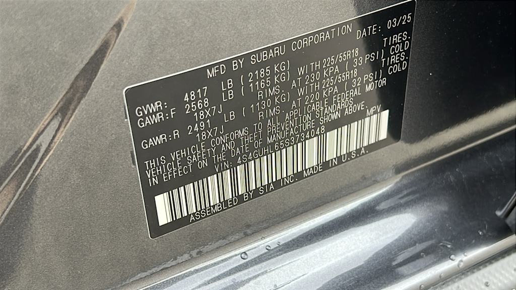 2025 Subaru Crosstrek Limited 19