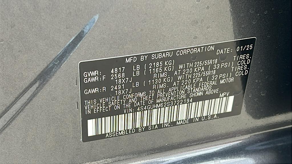 2025 Subaru Crosstrek Limited 19
