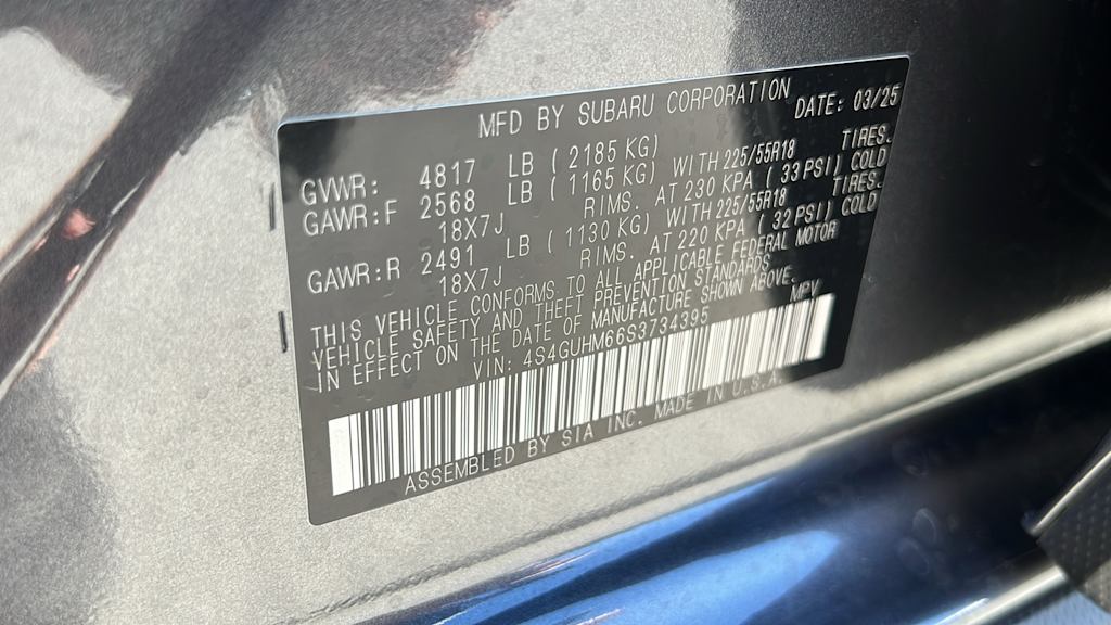 2025 Subaru Crosstrek Limited 19