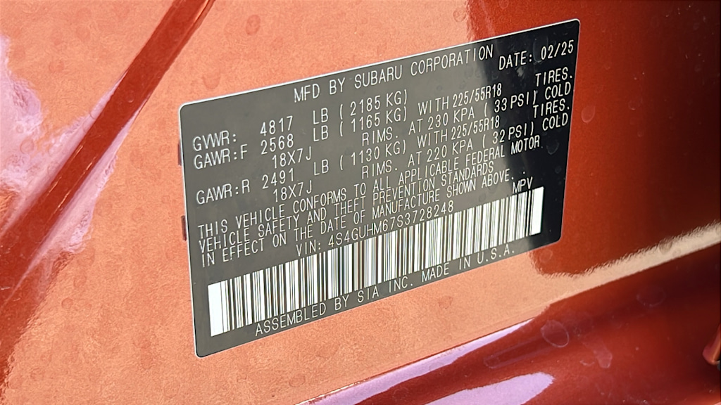 2025 Subaru Crosstrek Limited 19