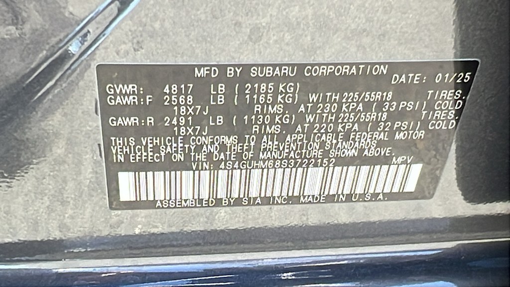 2025 Subaru Crosstrek Limited 20