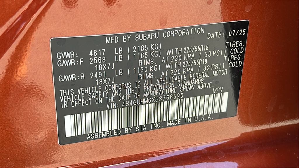 Thumbnail: 2025 Subaru Crosstrek - 19