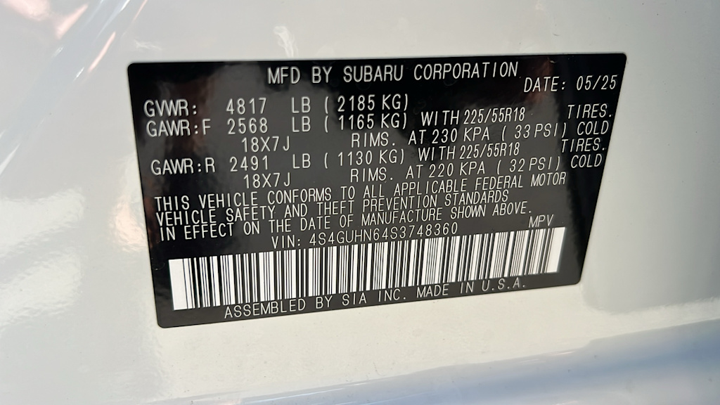 2025 Subaru Crosstrek Limited 19