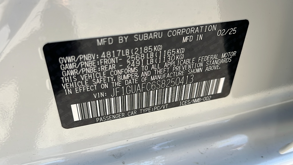 2025 Subaru Impreza Sport 19