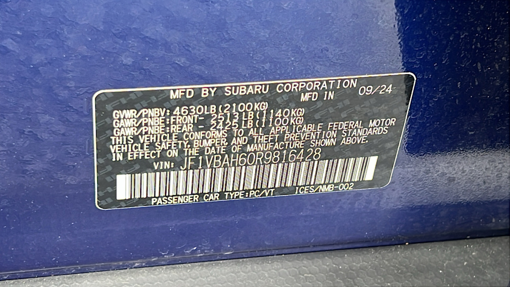 Thumbnail: 2024 Subaru WRX - 19