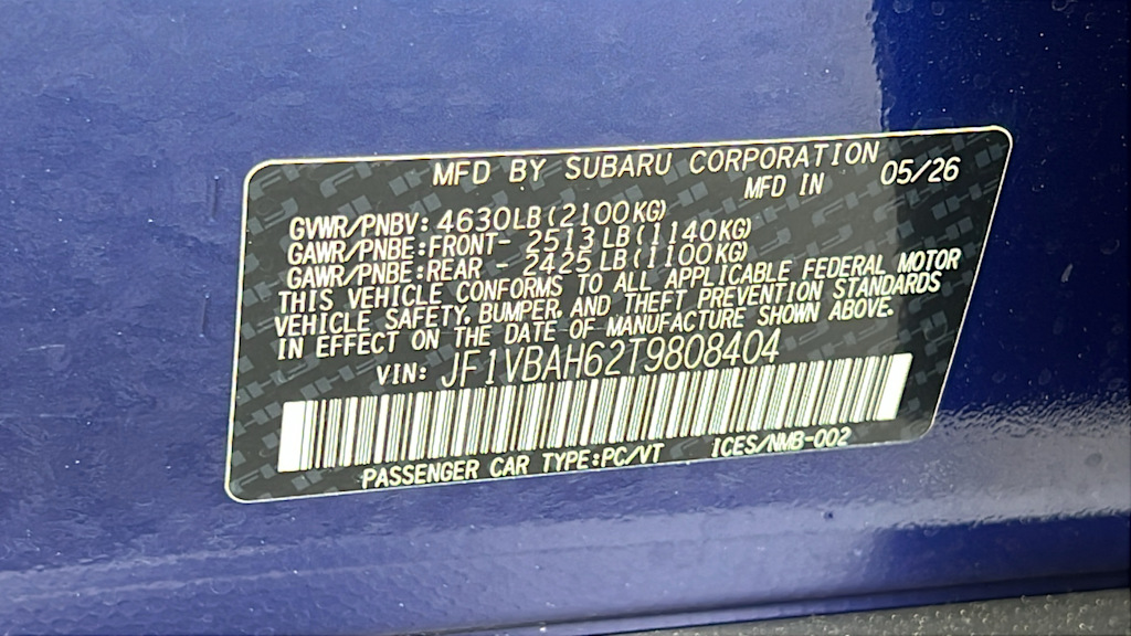 Thumbnail: 2026 Subaru WRX - 19