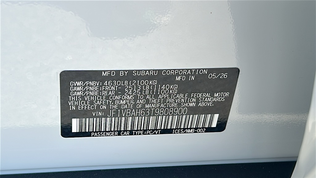 Thumbnail: 2026 Subaru WRX - 18
