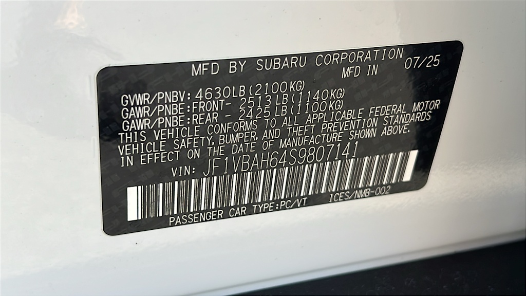 Thumbnail: 2025 Subaru WRX - 18