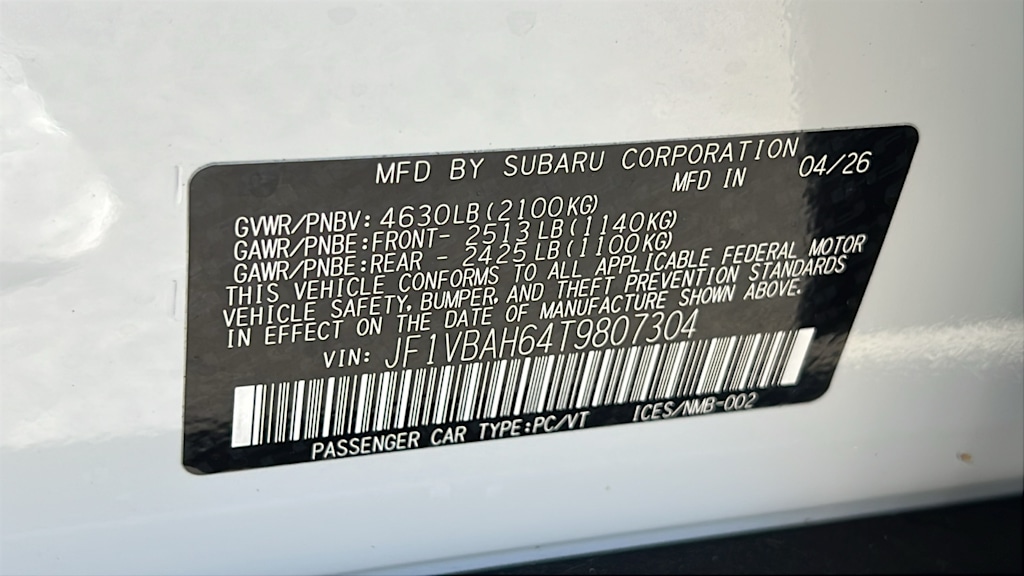 Thumbnail: 2026 Subaru WRX - 17