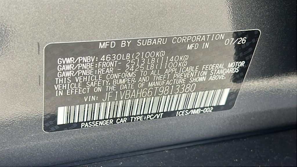 Thumbnail: 2026 Subaru WRX - 18
