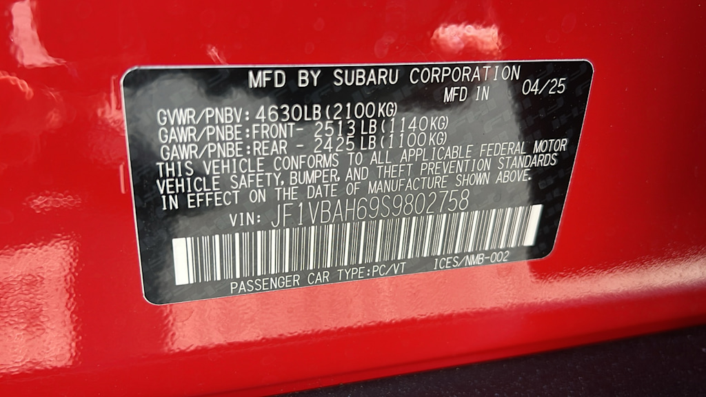 Thumbnail: 2025 Subaru WRX - 19