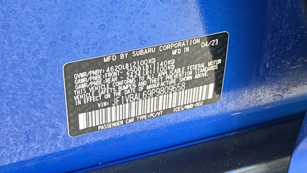 Thumbnail: 2023 Subaru WRX - 19