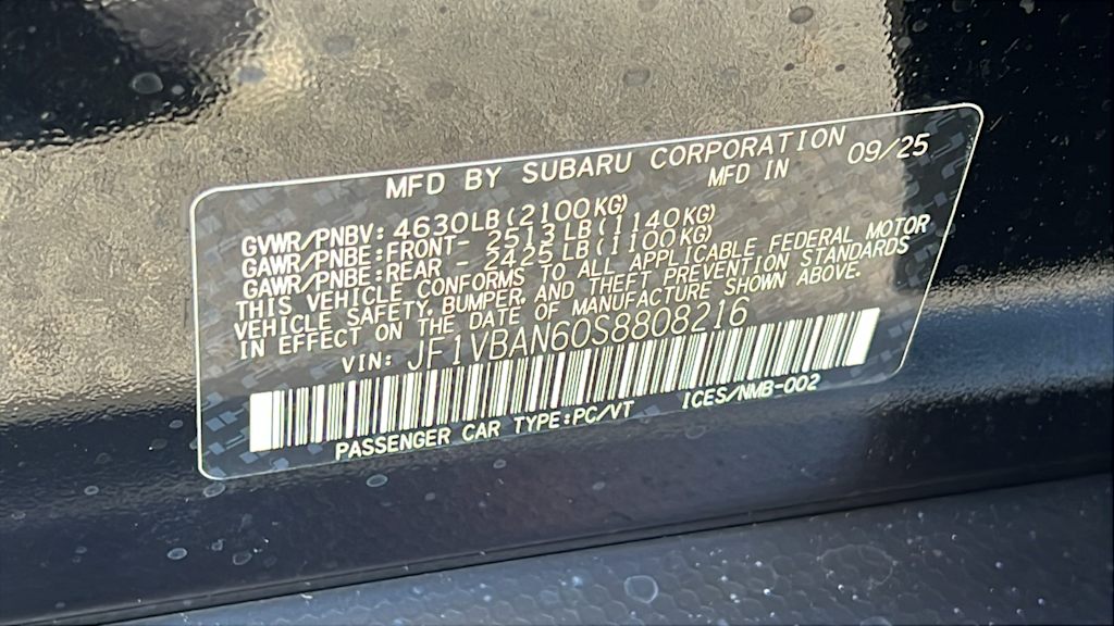 Thumbnail: 2025 Subaru WRX - 18