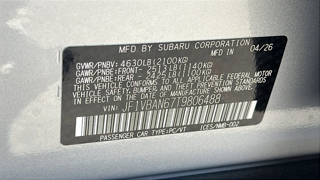 Thumbnail: 2026 Subaru WRX - 19