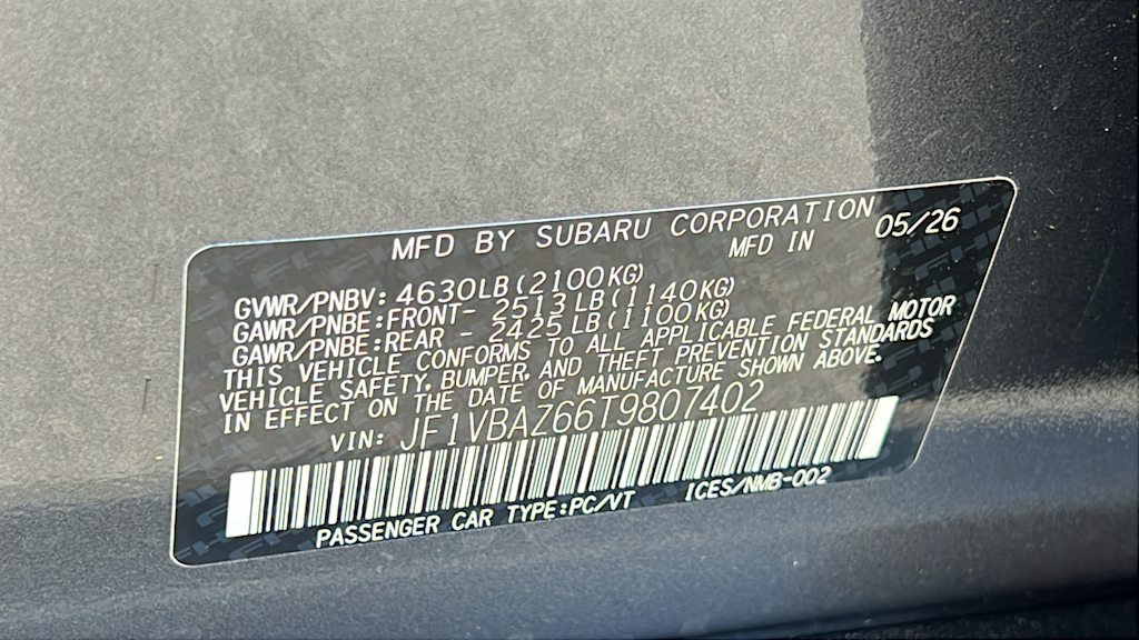 Thumbnail: 2026 Subaru WRX - 18